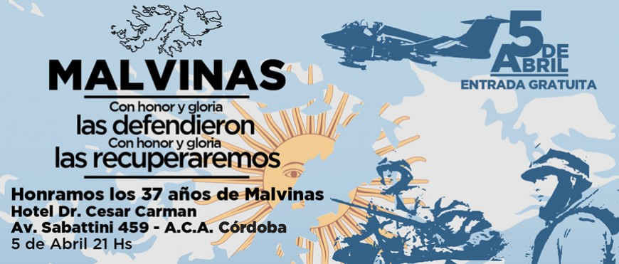 Honramos los 37 años de Malvinas